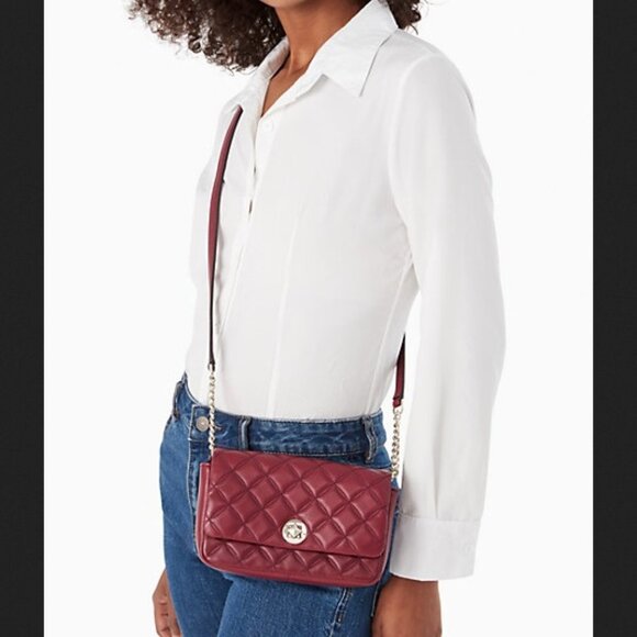 Kate Spade Natalia Crossbody Blackberry Preserve - Picture 2 of 15